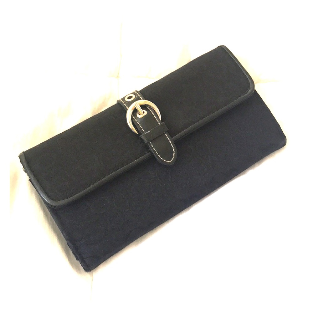 Black coach wallet
